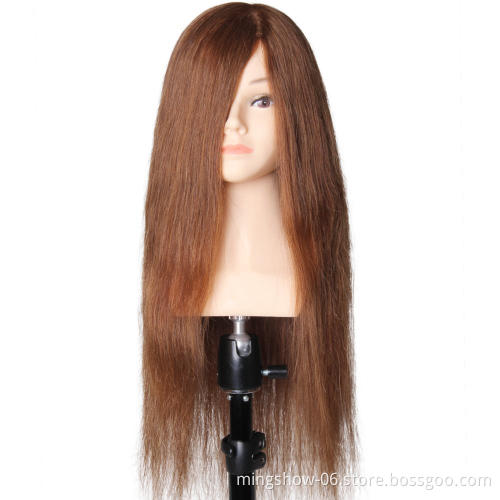 head dolls for hairdressers long human hair mannequin head hairstyles Female Mannequin Hairdressing Styling Training Head